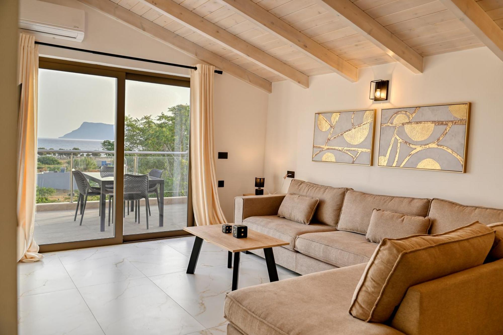 Eagle Bay Loft Apartment Kissamos Luaran gambar